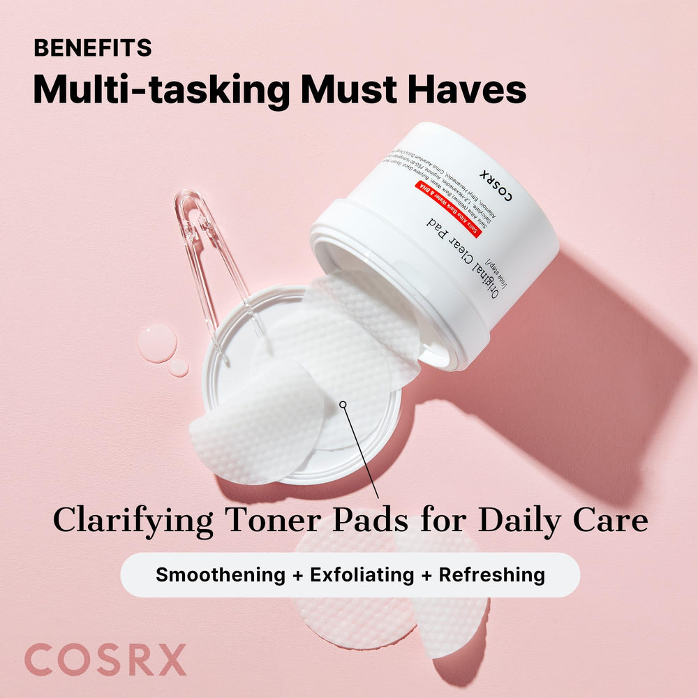 COSRX BHA Toner Pads – usage soir pour démaquillage en douceur