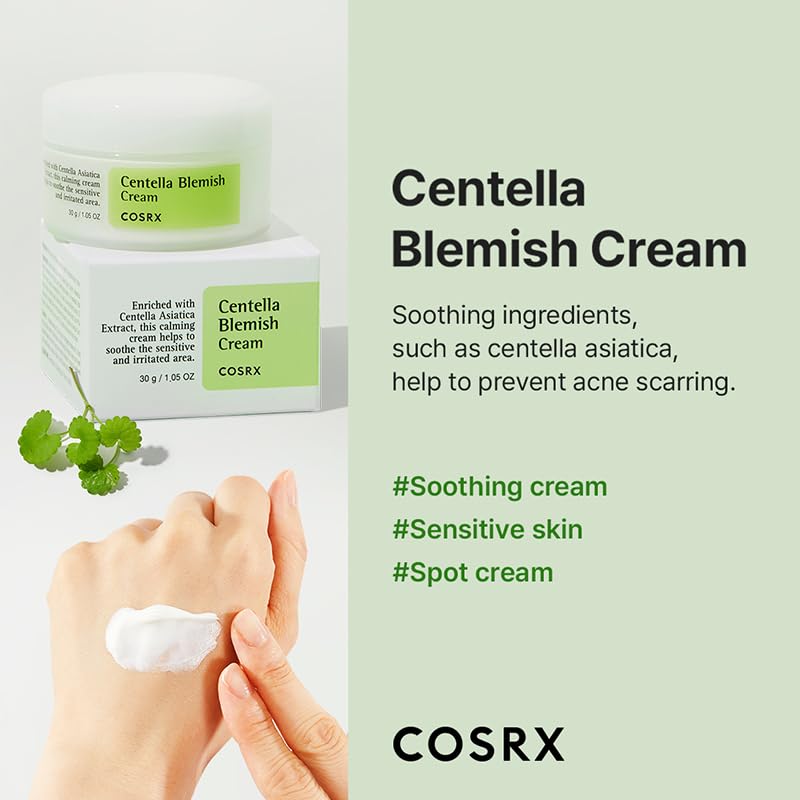 COSRX Crema de Centella, calmante para piel irritada, ideal tras exfoliación