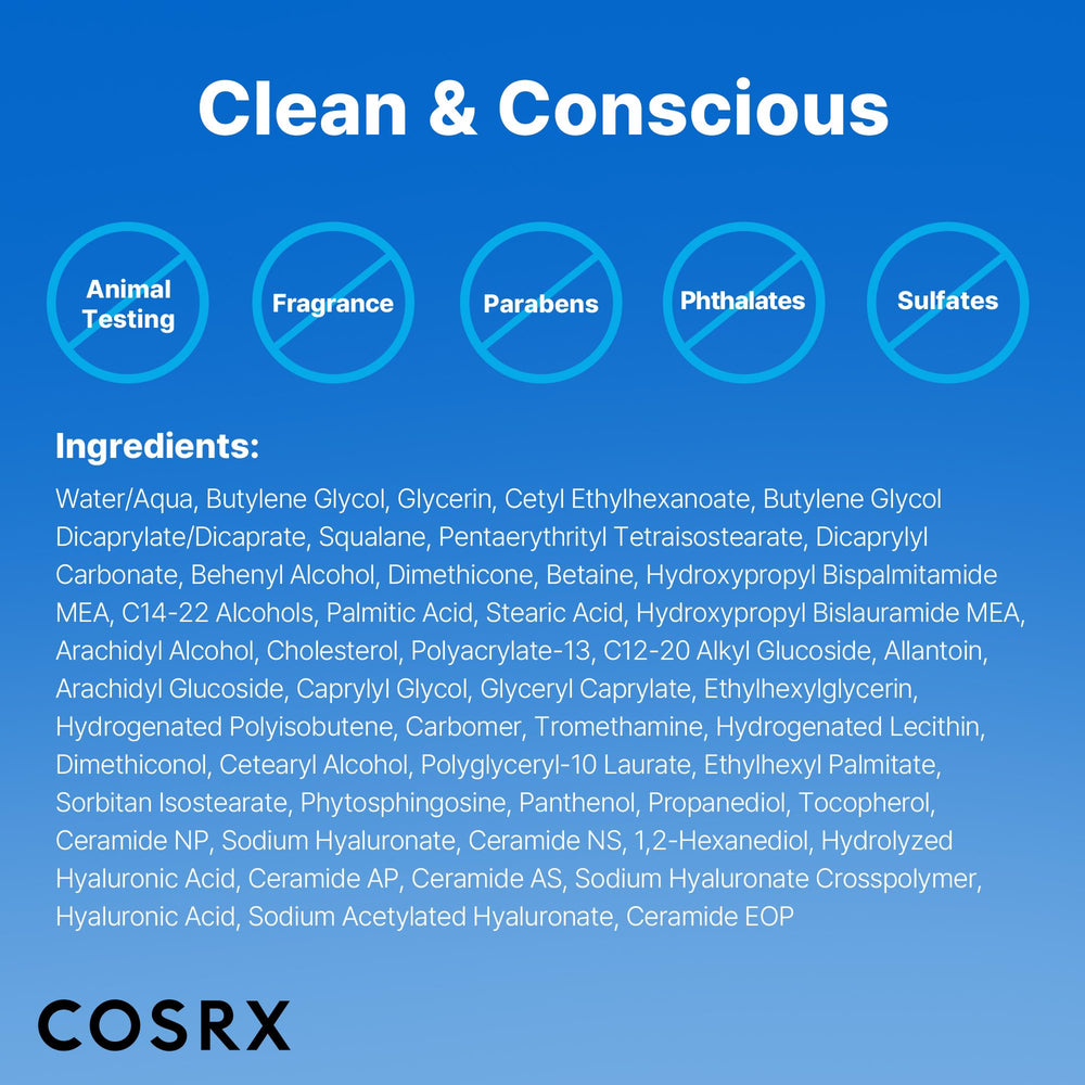 COSRX ceramidas barrera para piel sensible sin sensación grasa