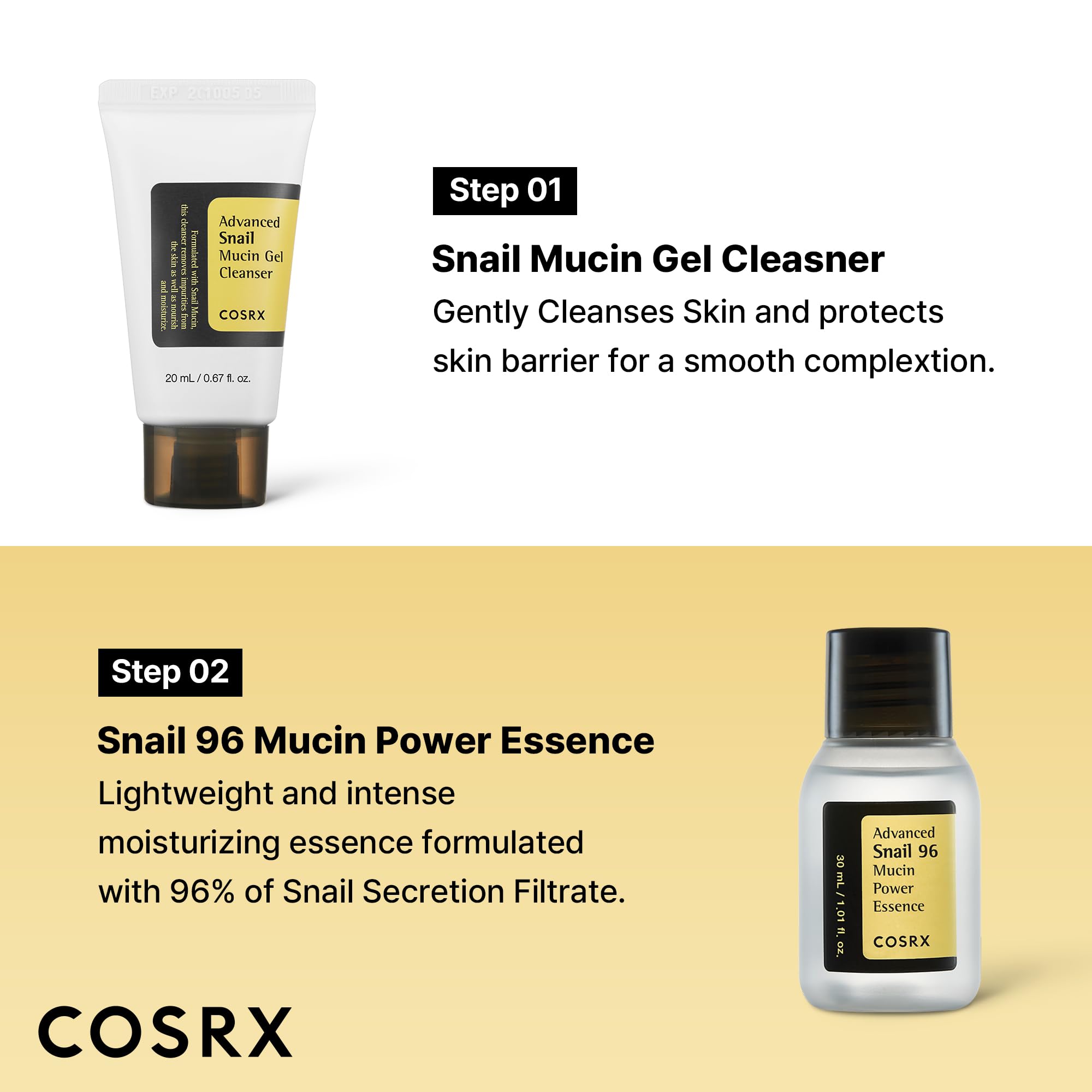 COSRX crema 92 todo en uno con mucina de caracol para reparación e hidratación