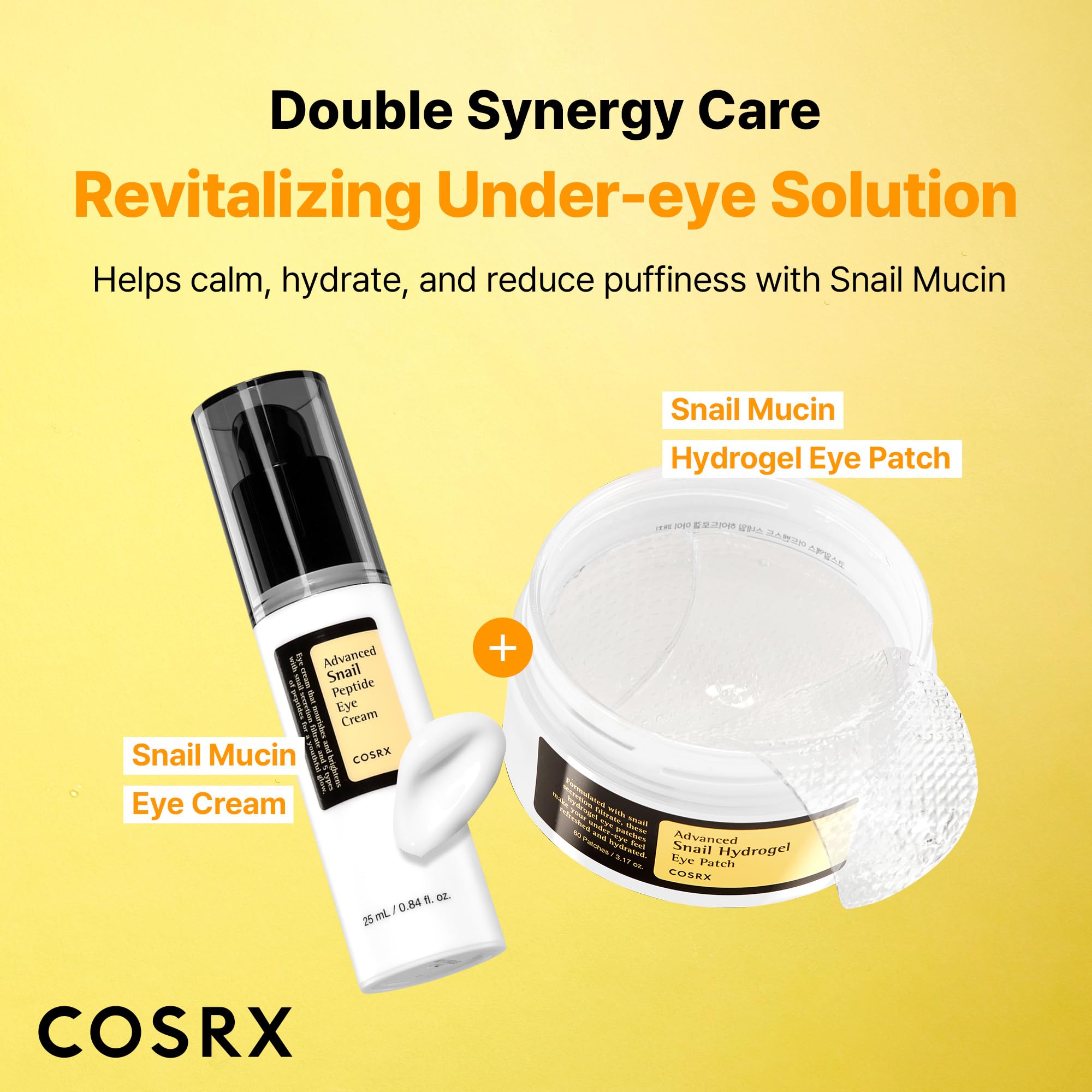 Cuidado de ojos COSRX para apoyar la elasticidad de la piel.
