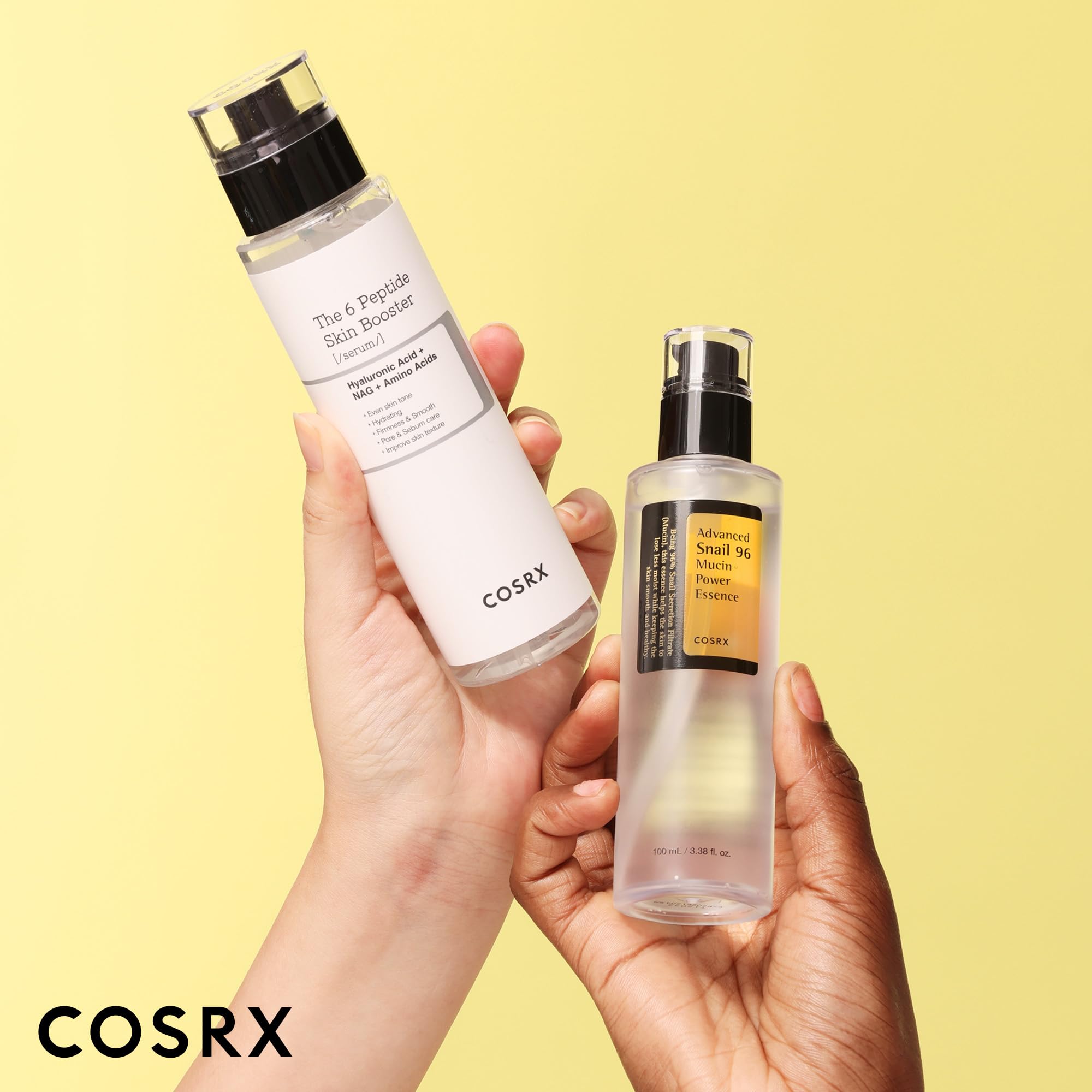 COSRX diseño minimalista del envase para viaje