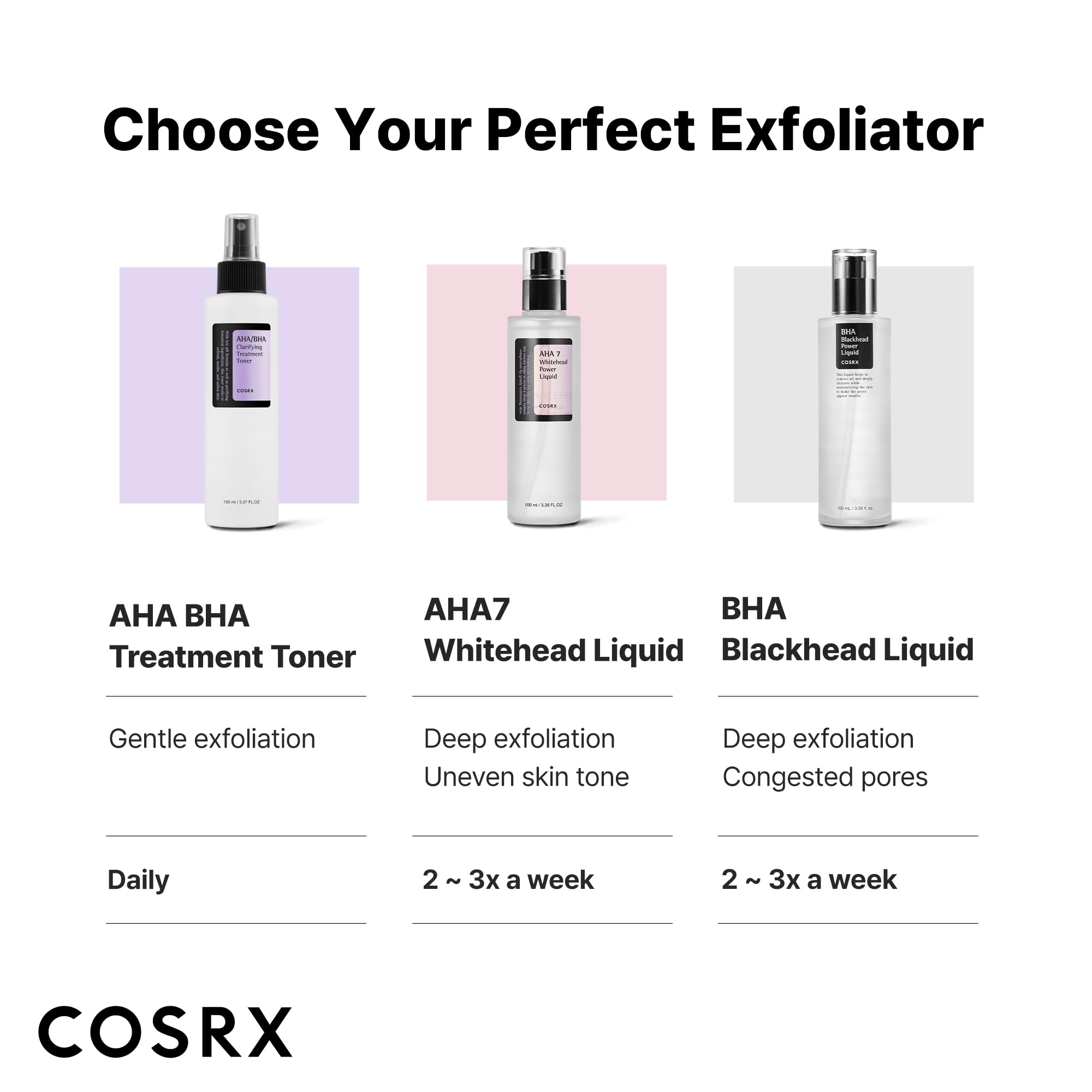COSRX empaque y caja, presentación elegante del producto para tu rutina.