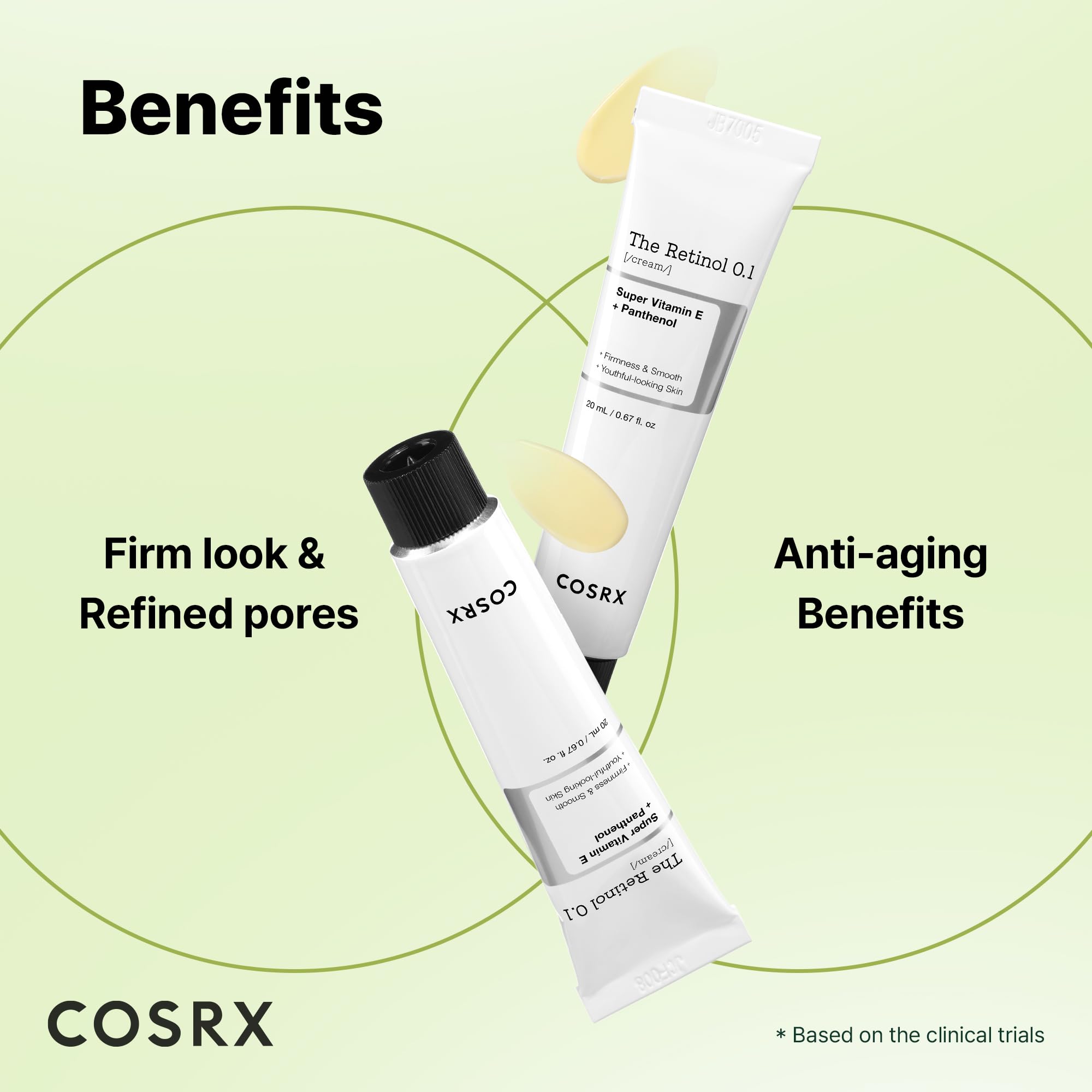 COSRX envase crema retinol, presentación conveniente para la rutina diaria.