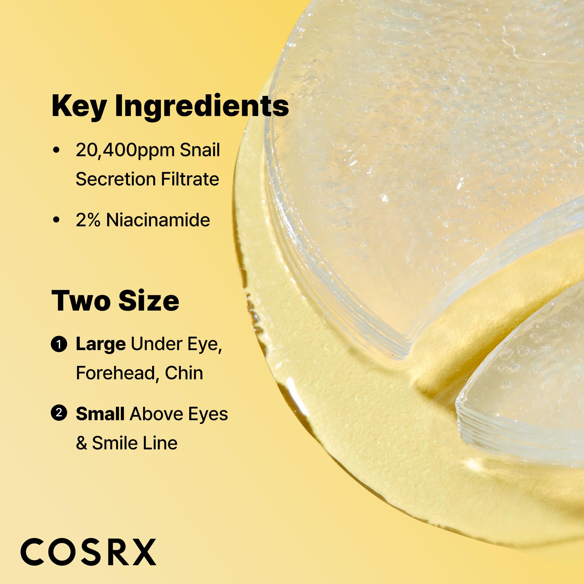 Filtrado de mucina de caracol COSRX para hidratación profunda.