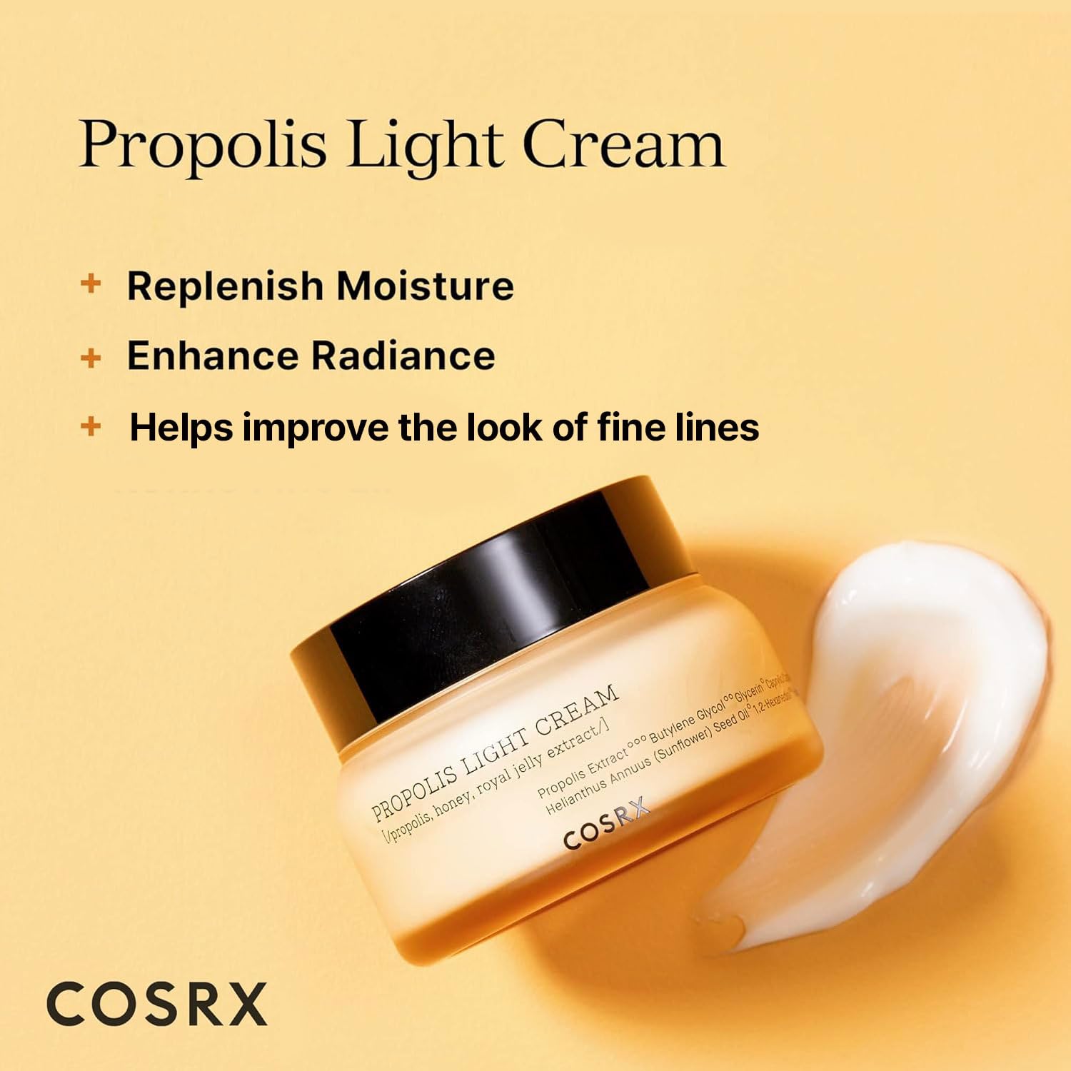 COSRX Full Fit Propolis Light Cream – gelée royale pour nourrir la peau en douceur
