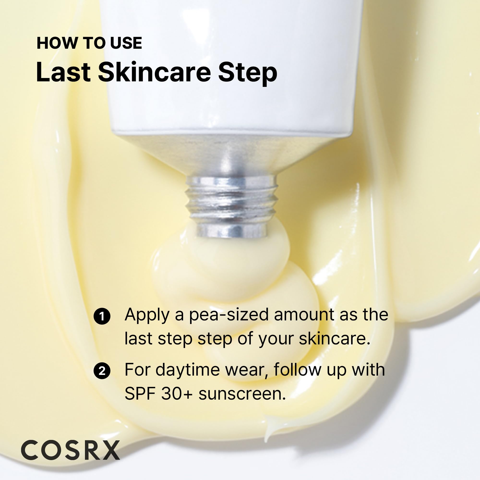 COSRX ingredientes clave retinol 0,1%, pensado para uso diario.