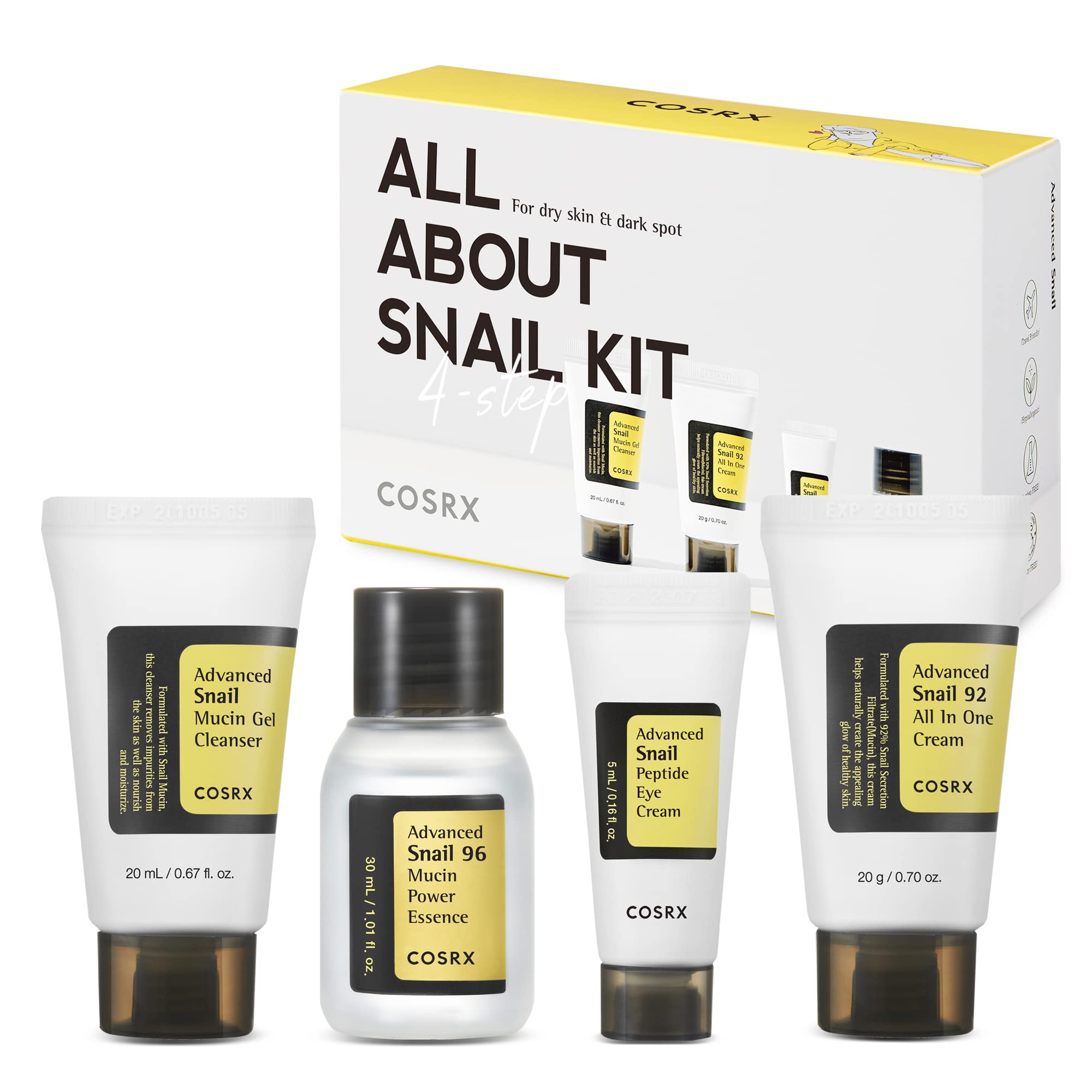COSRX limpiador gel con baba de caracol para limpieza suave y respetuosa