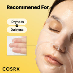 COSRX mascarilla de mucina de caracol, efecto iluminador.
