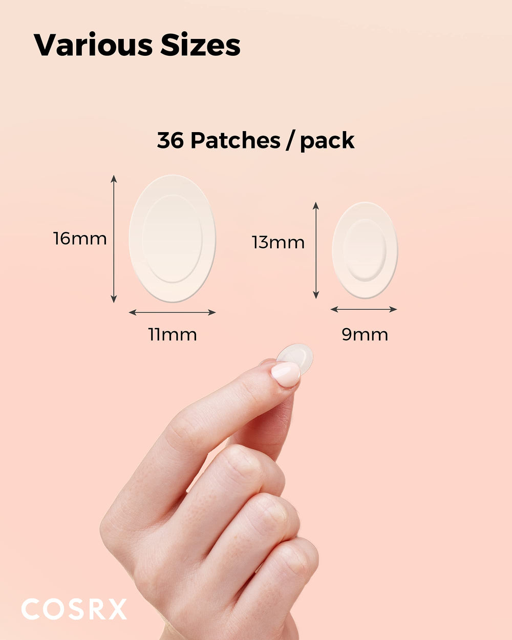 COSRX Master Patch Intensive: borde mate discreto para un aspecto natural.