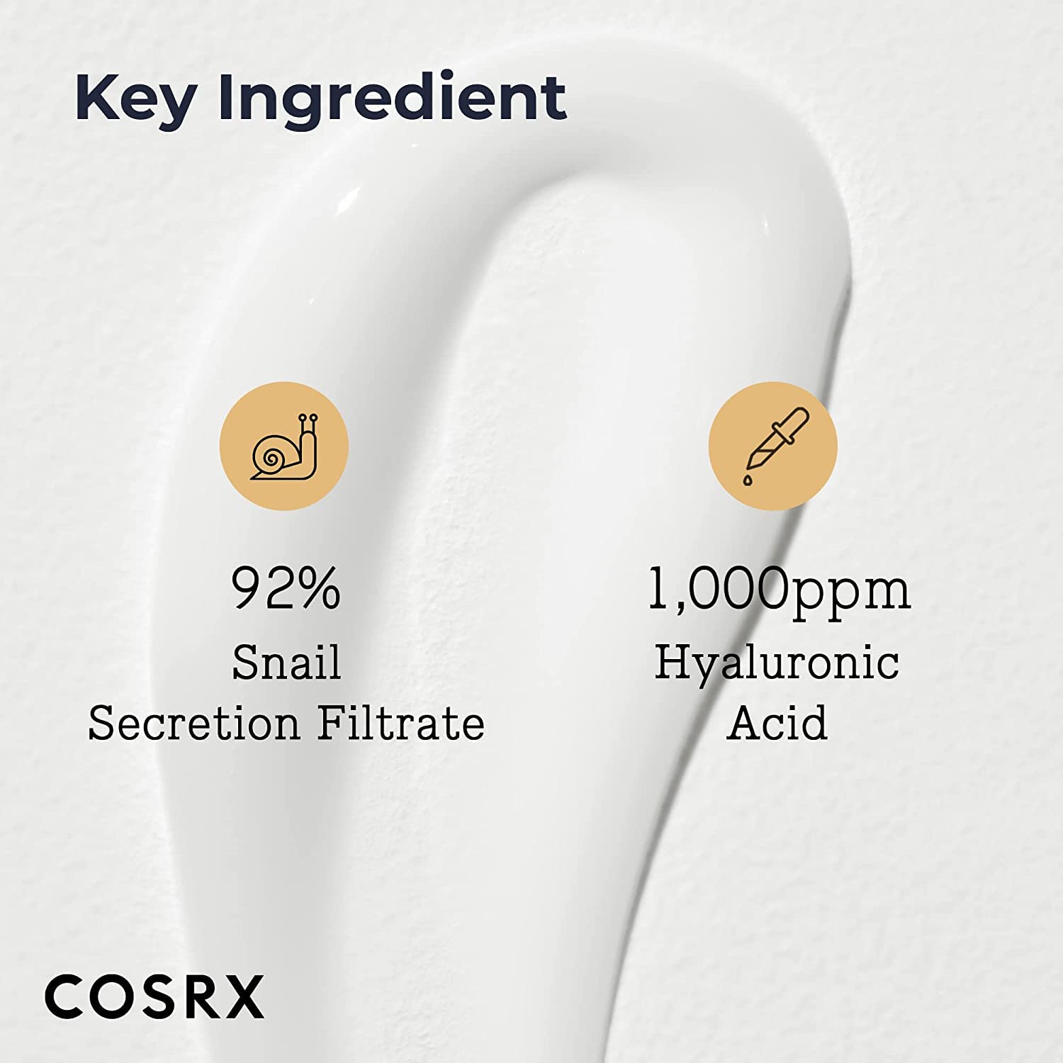 COSRX Snail Mucin 92% formando barrera hidratante en la piel.