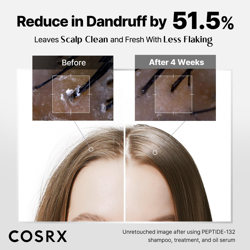 COSRX PEPTIDE-132 Aceite aplicado en cabello ligeramente húmedo para sellar humedad
