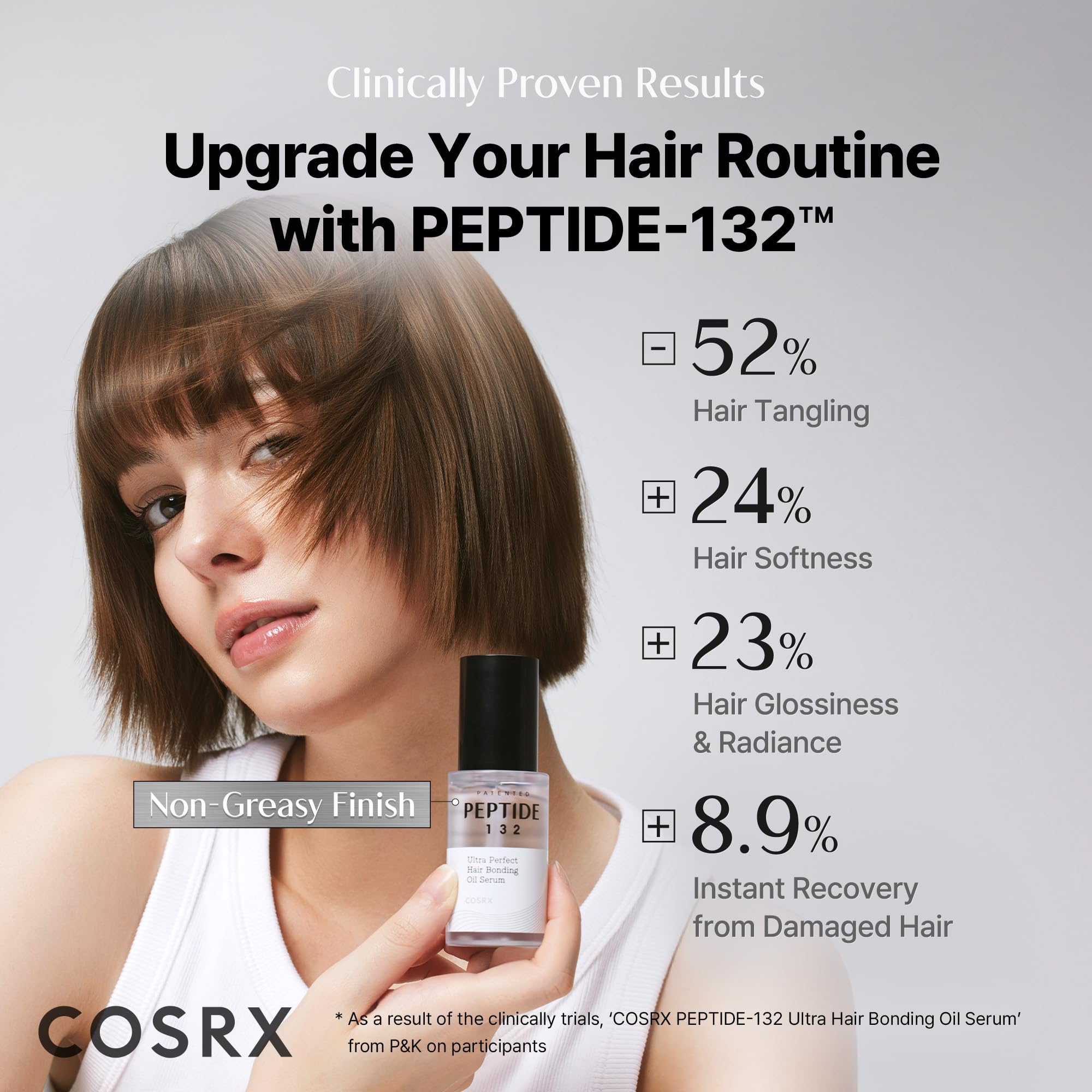 COSRX Peptide-132 Serum detail highlighting argan oil for hydration