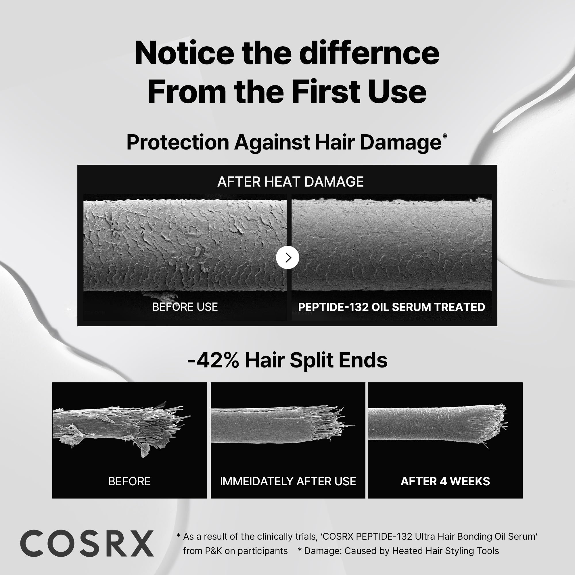 COSRX Peptide-132 Serum detail highlighting jojoba oil for moisture sealing