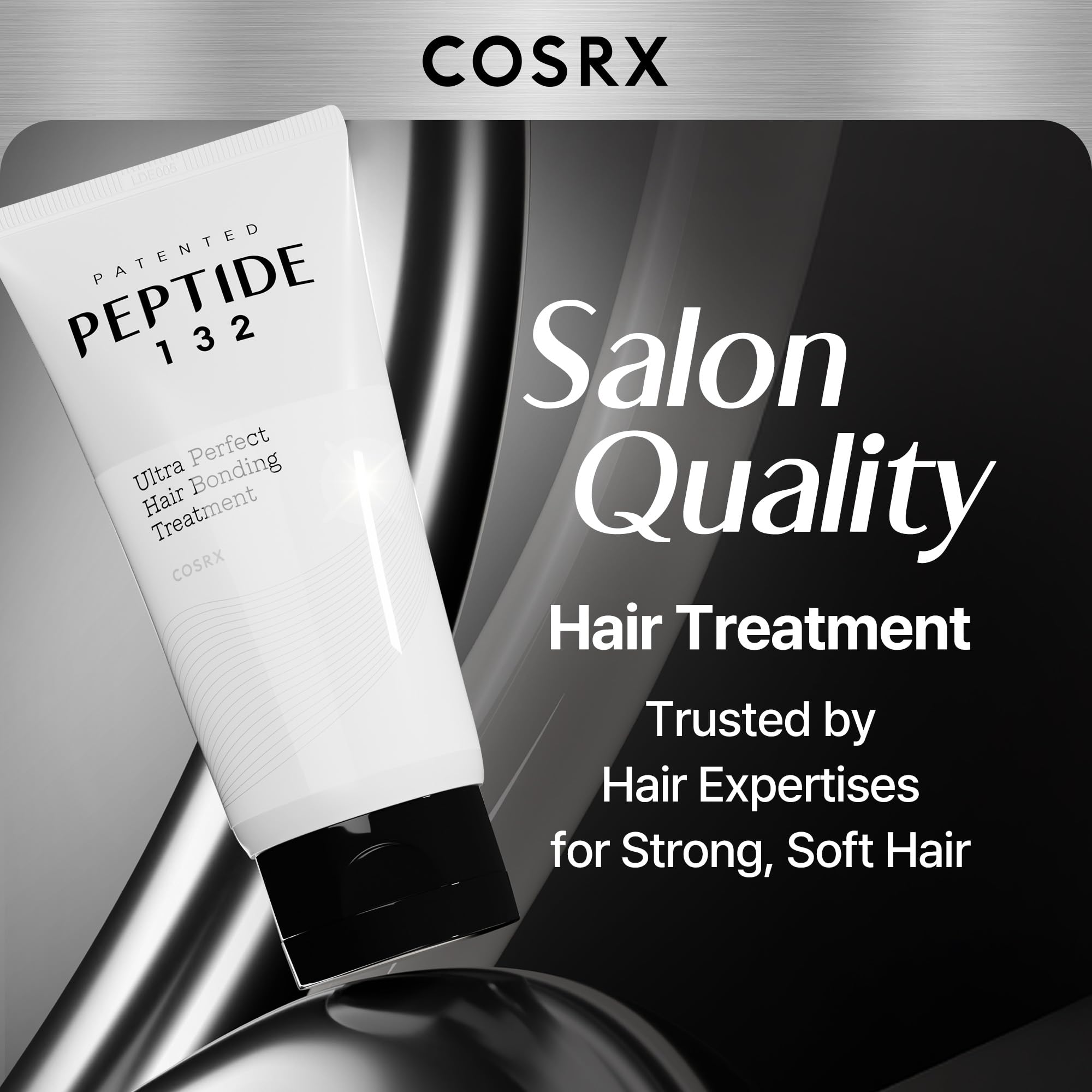 COSRX PEPTIDE-132 ofrece hidratación profunda para cabello seco.