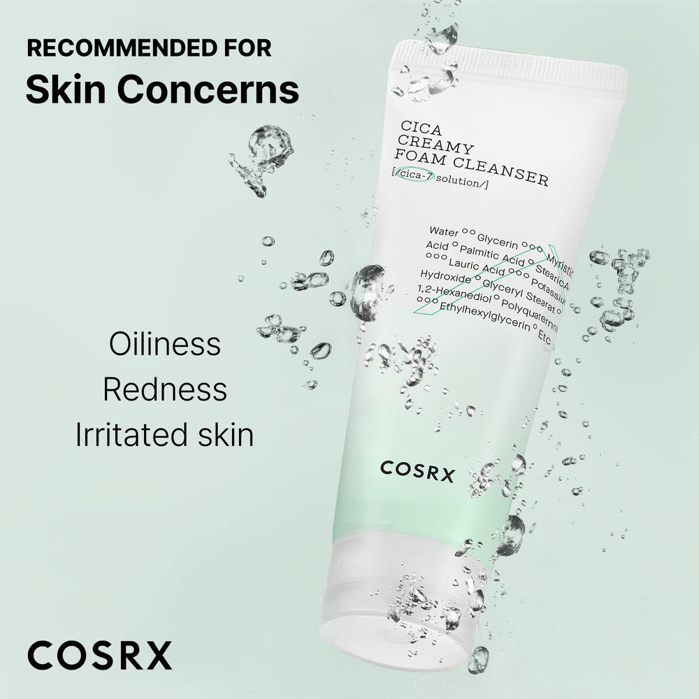 COSRX Centella Asiática ingredientes, fórmula suave para el cuidado diario.