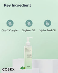 COSRX Aceite Limpiador Cica desmaquilla maquillaje resistente al agua
