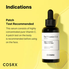 Textura ligera de COSRX Pure Vitamin C Serum para absorción rápida