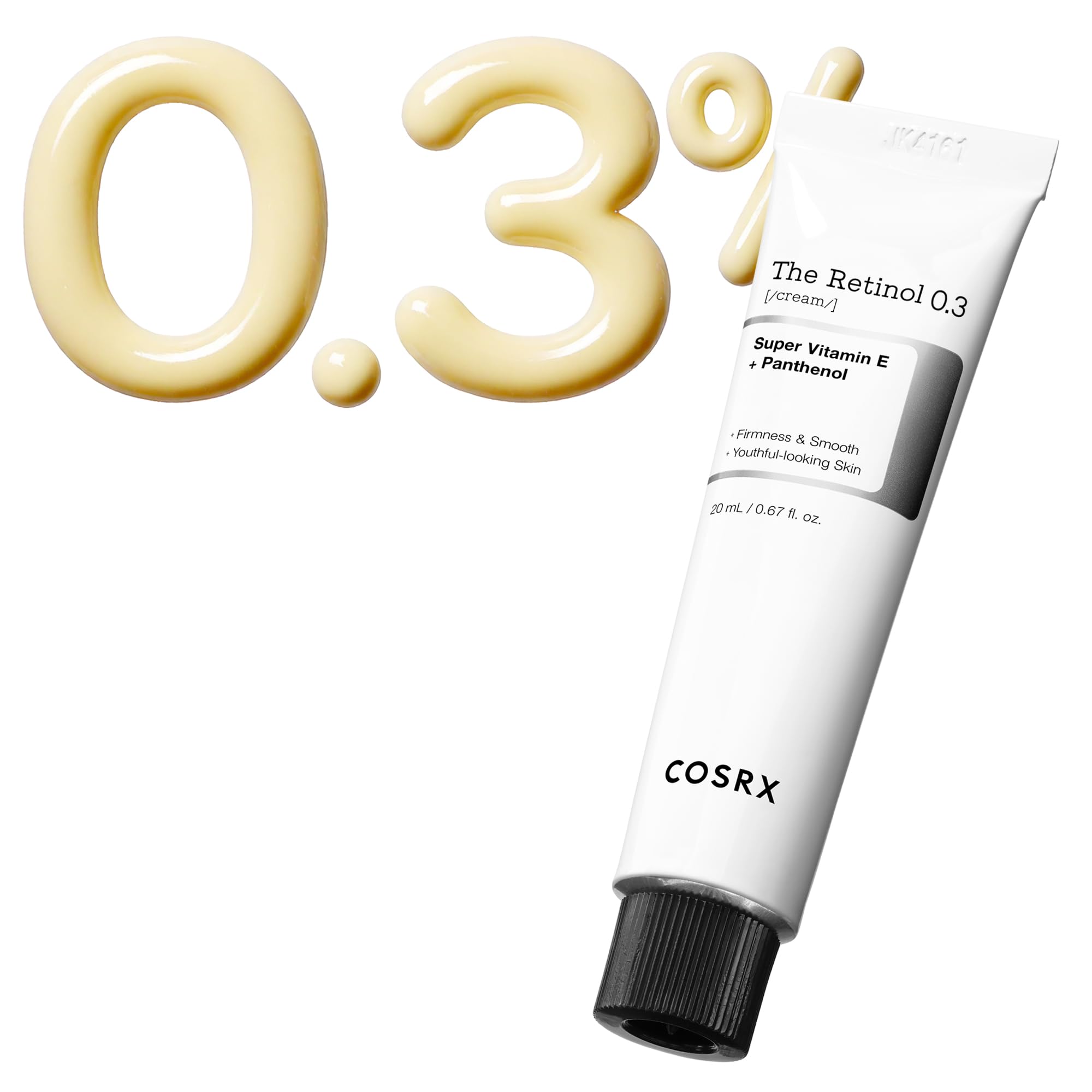 COSRX Retinol 0.3% Cream frente: piel más suave y firme.