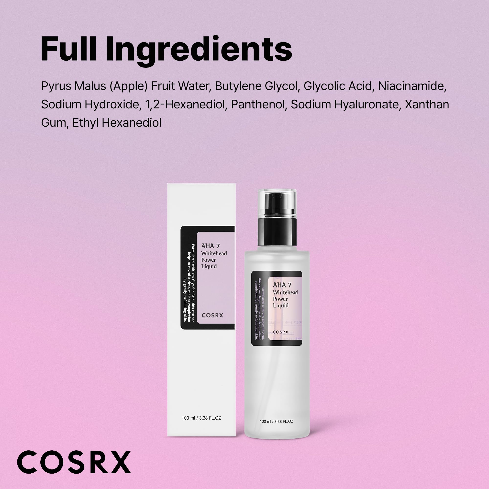 COSRX rutina diaria de cuidado, uso suave para rostro y cuerpo.