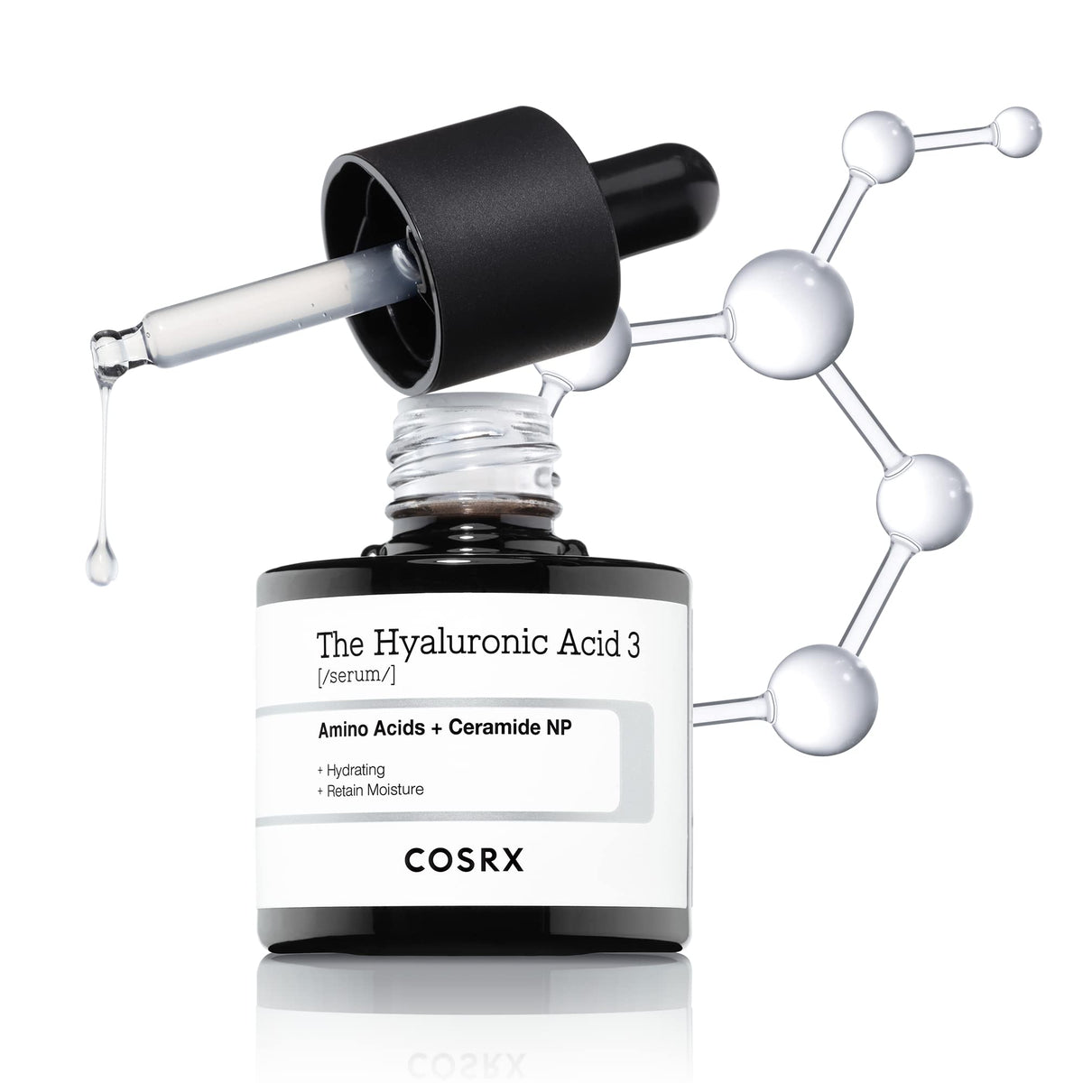 COSRX Serum: frasco de 20 ml para hidratación profunda.