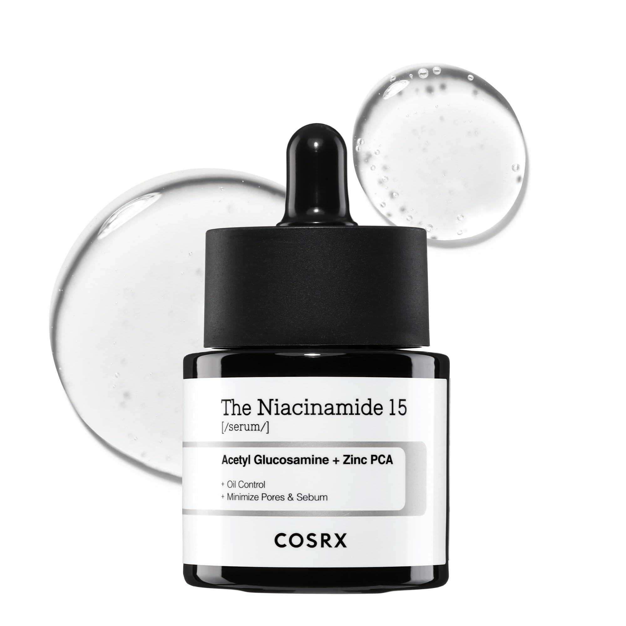 COSRX Niacinamide 15% – bouteille prête à l’emploi pour une application précise et douce sur le visage.