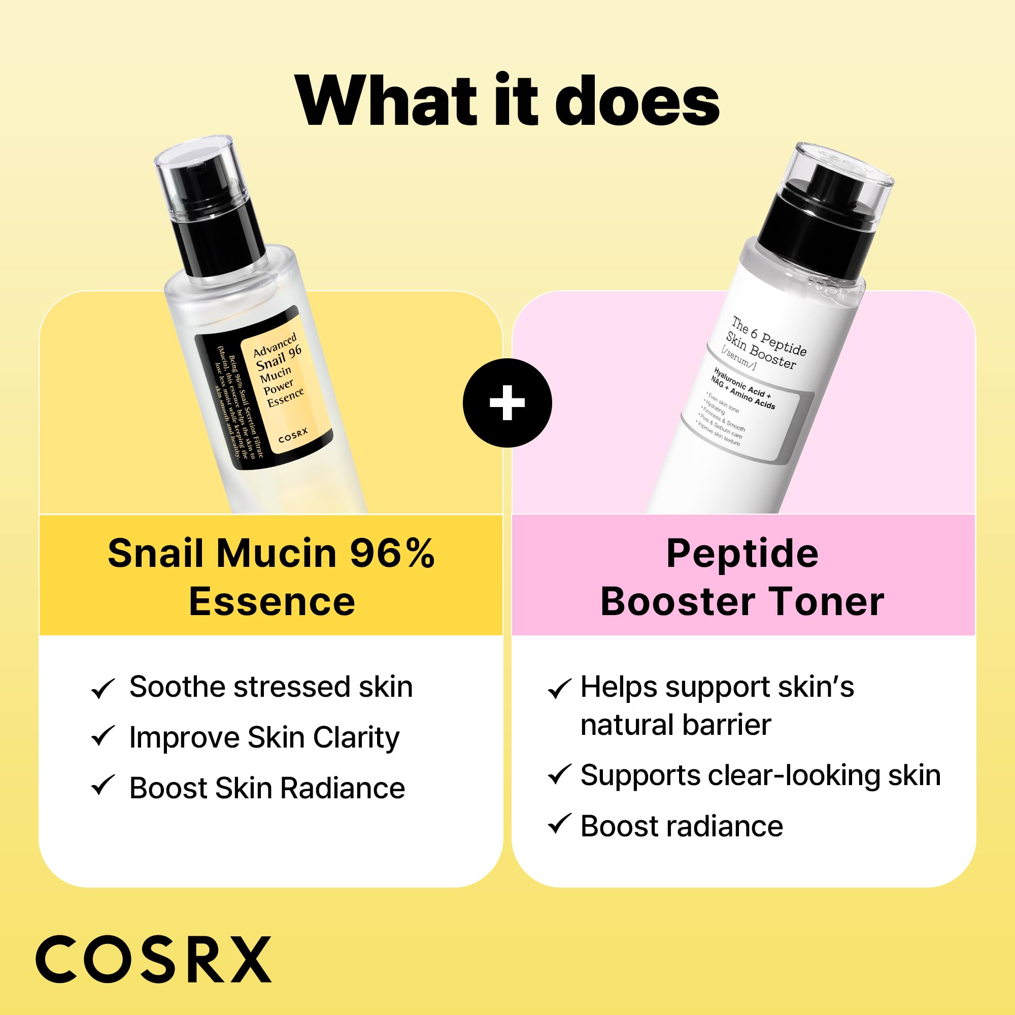 COSRX serum potenciador textura suave y sedosa en frasco