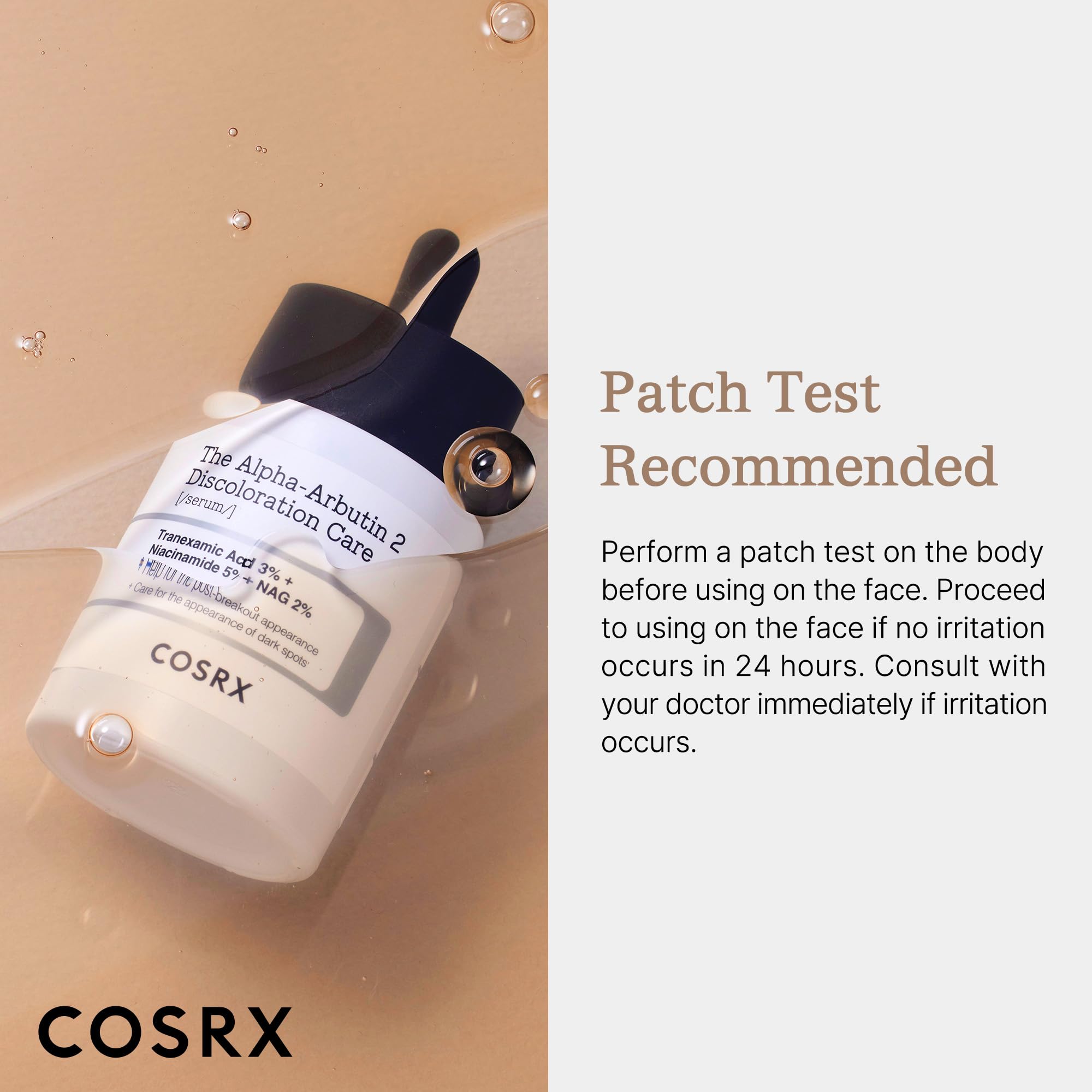COSRX permite capa doble en zonas específicas para mayor cobertura.