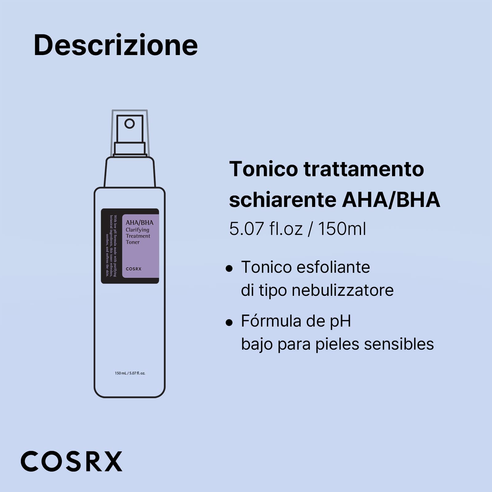 COSRX Toner: mejora notable de la textura con uso continuo.