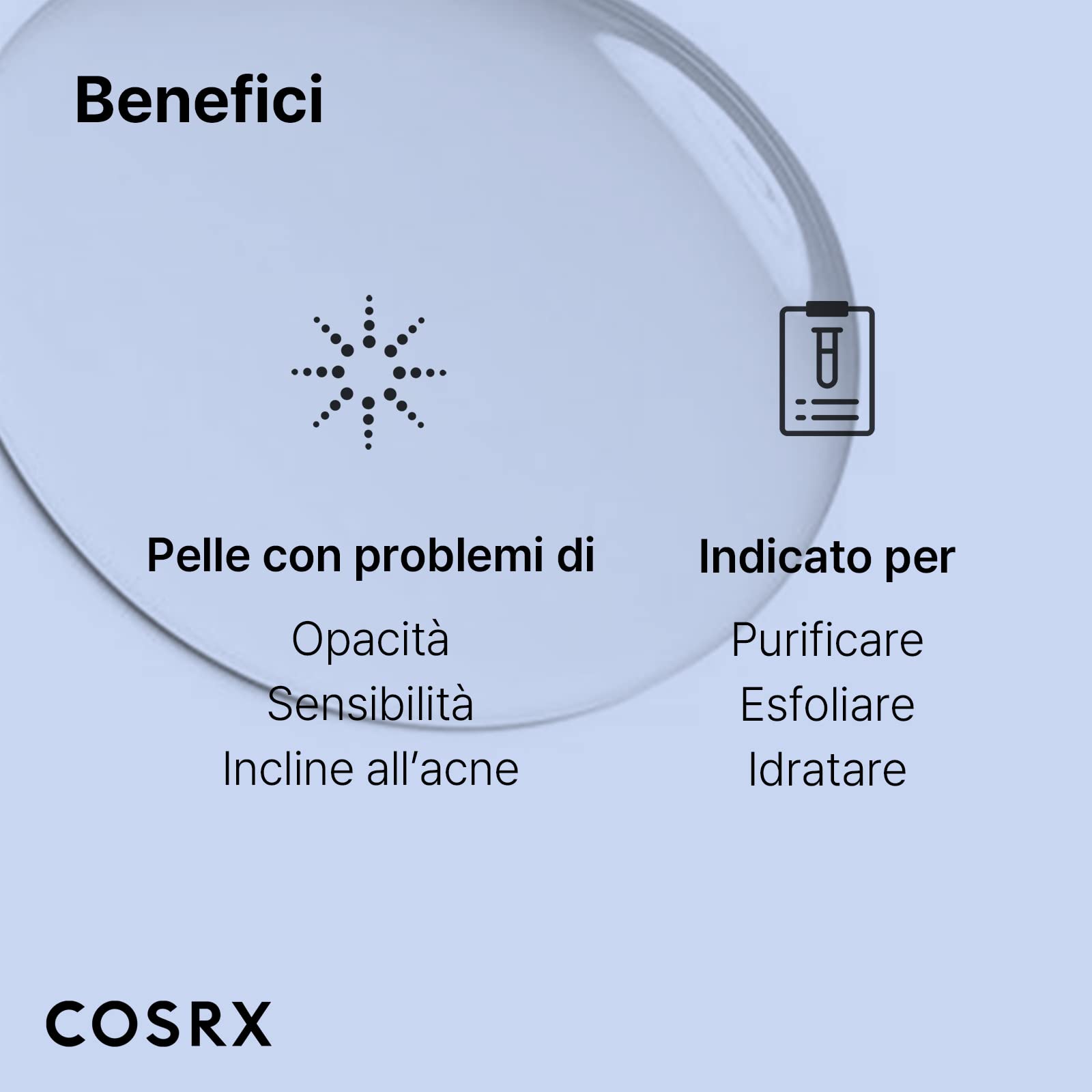 COSRX Toner: sensación refrescante al aplicar.