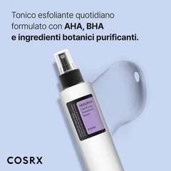COSRX Toner: textura ligera que facilita absorción.