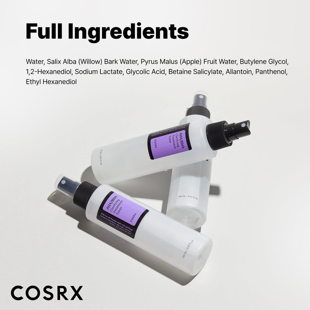 COSRX tónico exfoliante para renovación suave de la piel.