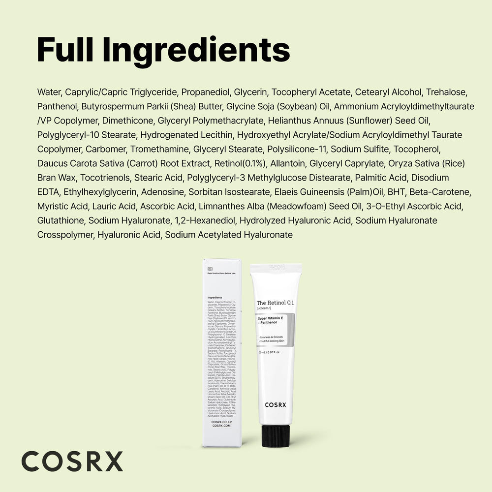 COSRX uso nocturno, aplica en rostro y cuello para rutina completa.