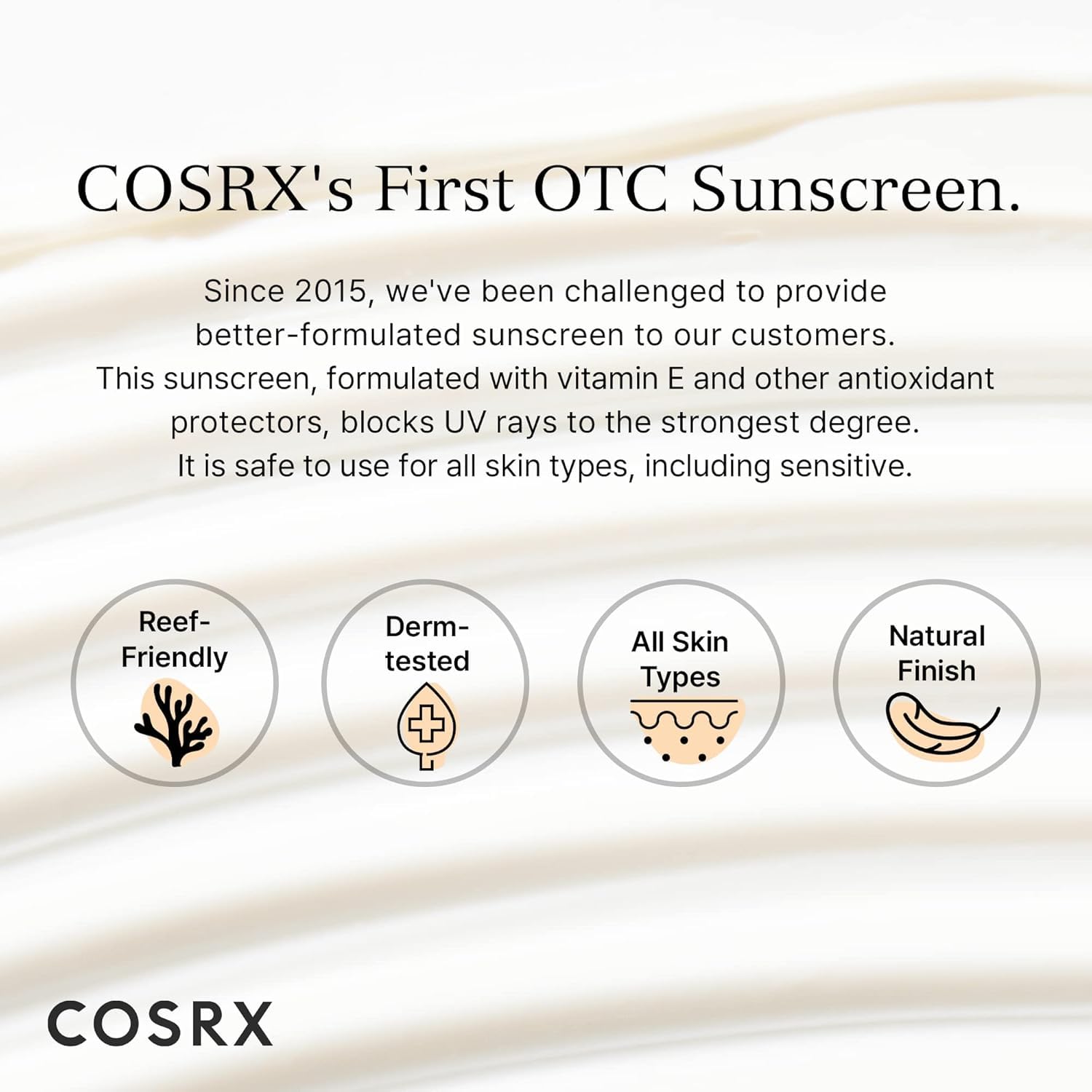 COSRX protector solar portátil para viaje, tamaño cómodo de 1.69 onzas.