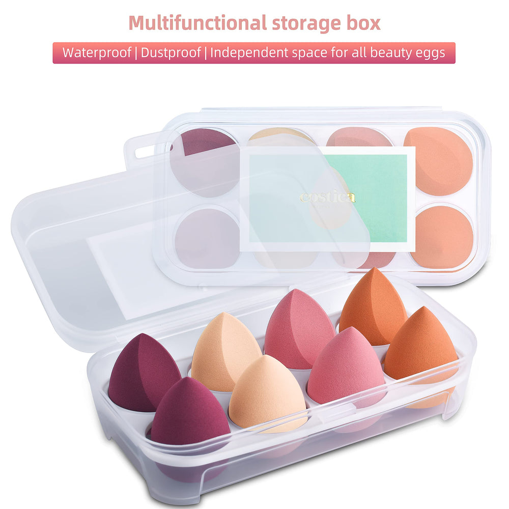 COSTICA aplicación maquillaje suave y natural con esponjas.