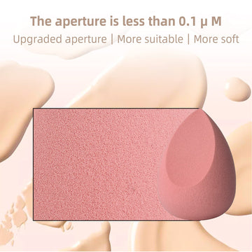 COSTICA esponjas maquillaje, borde plano para contorno suave en ojos y nariz