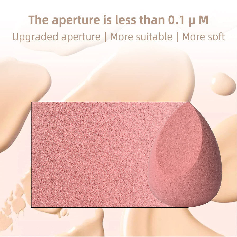 COSTICA esponjas maquillaje, borde plano para contorno suave en ojos y nariz