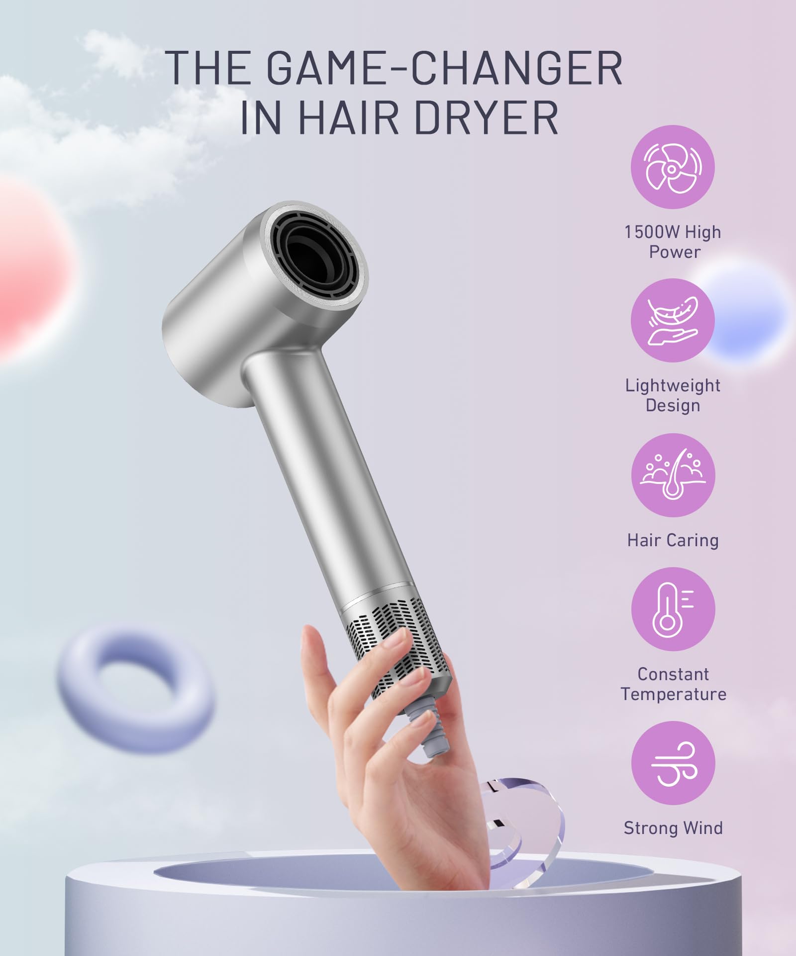 Cosy Companions boquilla 360° para alcanzar cualquier peinado con facilidad
