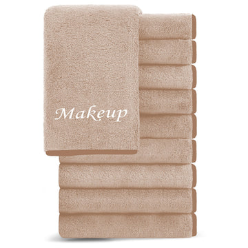 Cosy Family toallitas desmaquillantes de microfibra marrón, limpieza facial suave y eficaz