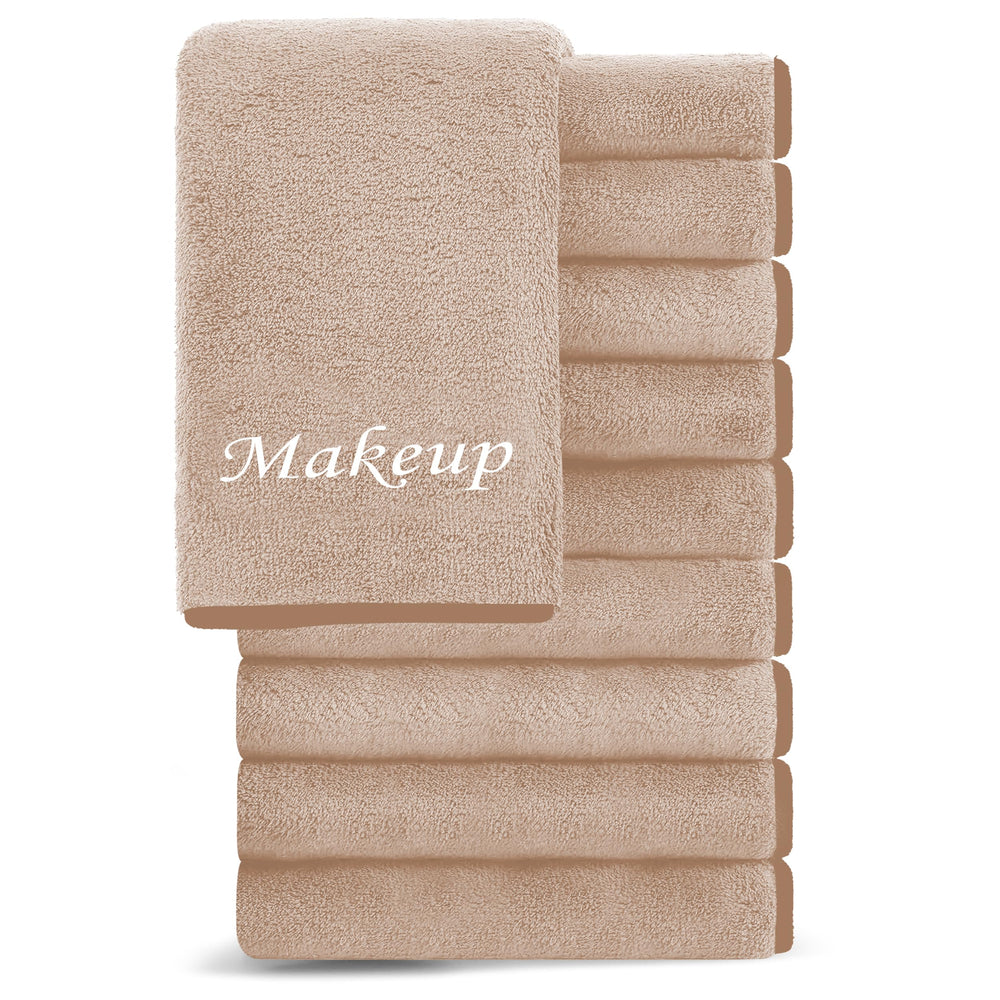 Cosy Family toallitas desmaquillantes de microfibra marrón, limpieza facial suave y eficaz