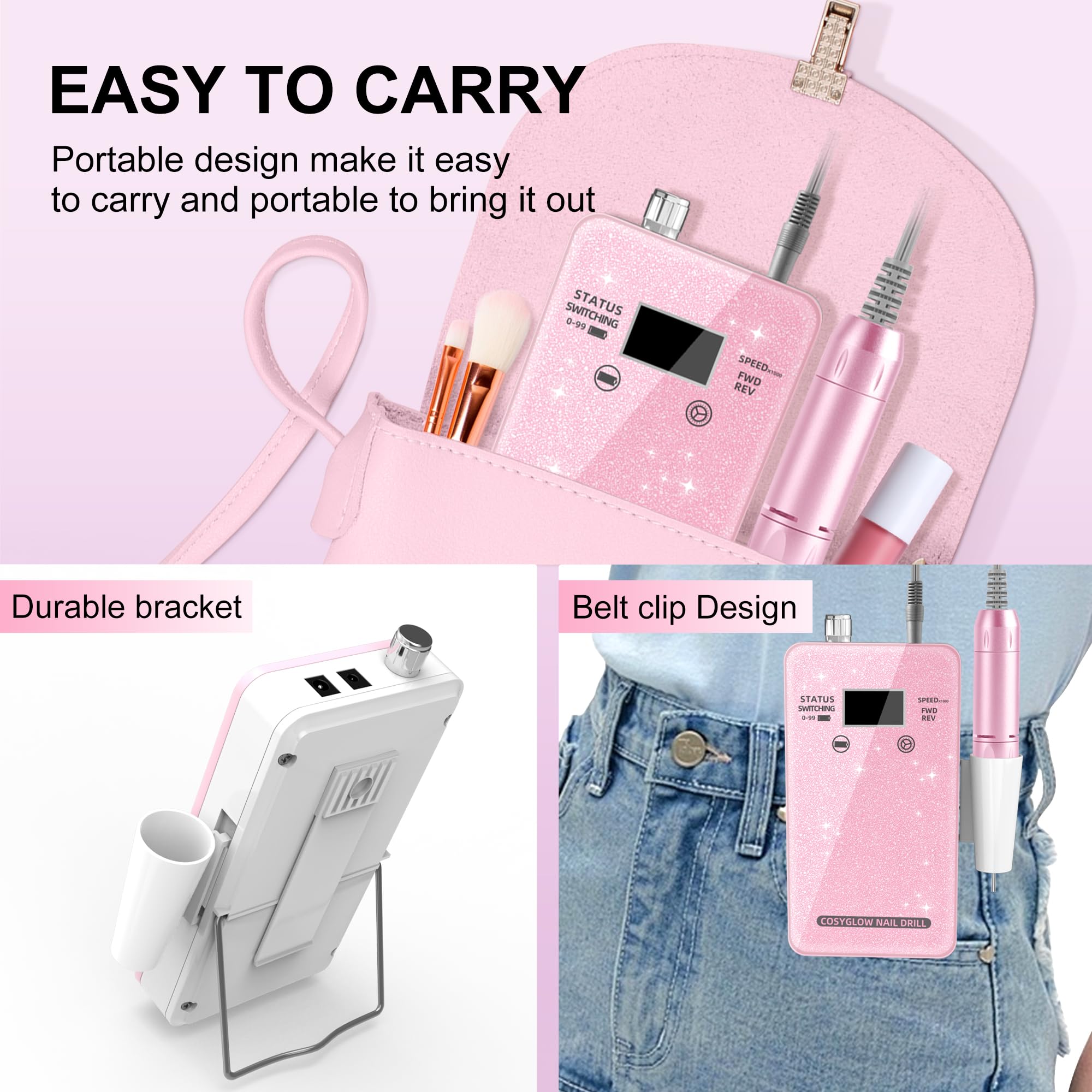COSYGLOW batería de gran capacidad para uso sin cable.