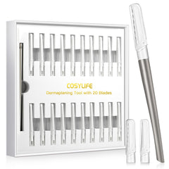 COSYLIFE herramienta dermaplaning, mano-ergonomica, uso cómodo en casa.