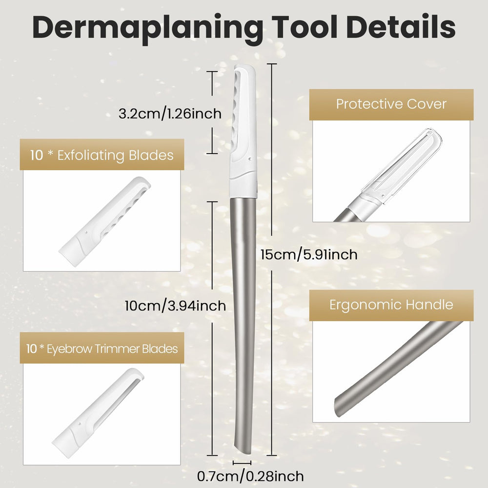 COSYLIFE herramienta dermaplaning, para bolso, listo para retoques en cualquier lugar.