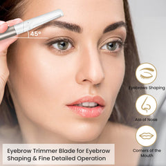 COSYLIFE herramienta dermaplaning, tapa protectora, transporte seguro en bolso.