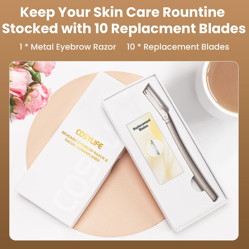 Kit portátil COSYLIFE para dermaplaning, ideal para viaje.