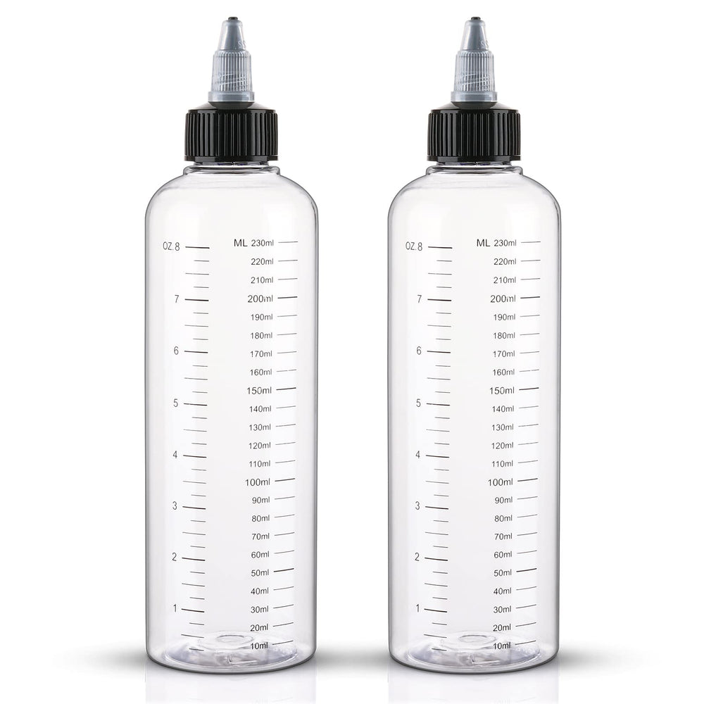 Cosywell botellas aplicador cabello 250 ml para dosificación precisa durante tintes