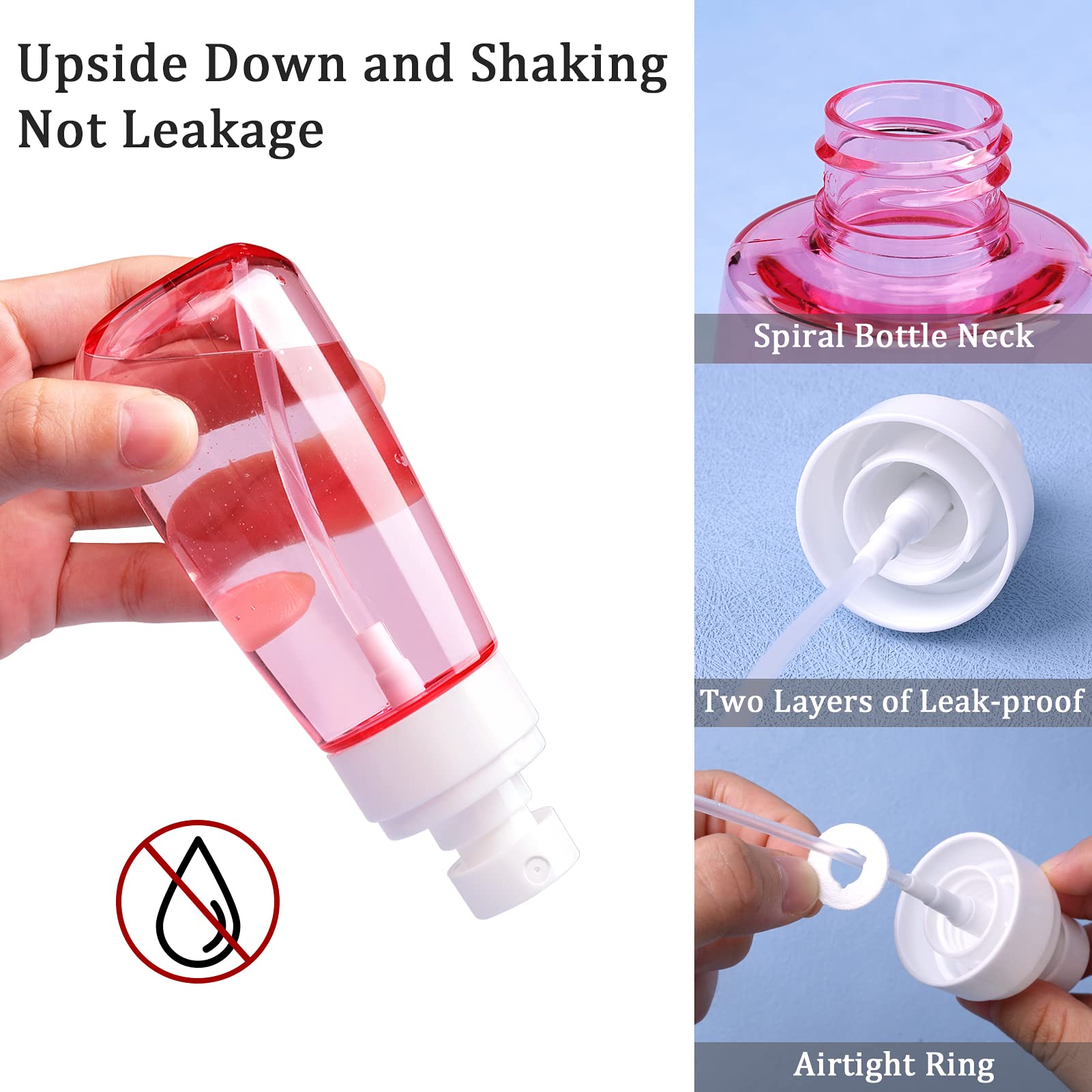 Cosywell capacidad de 100 ml, perfecto para llevar líquidos en cabina.