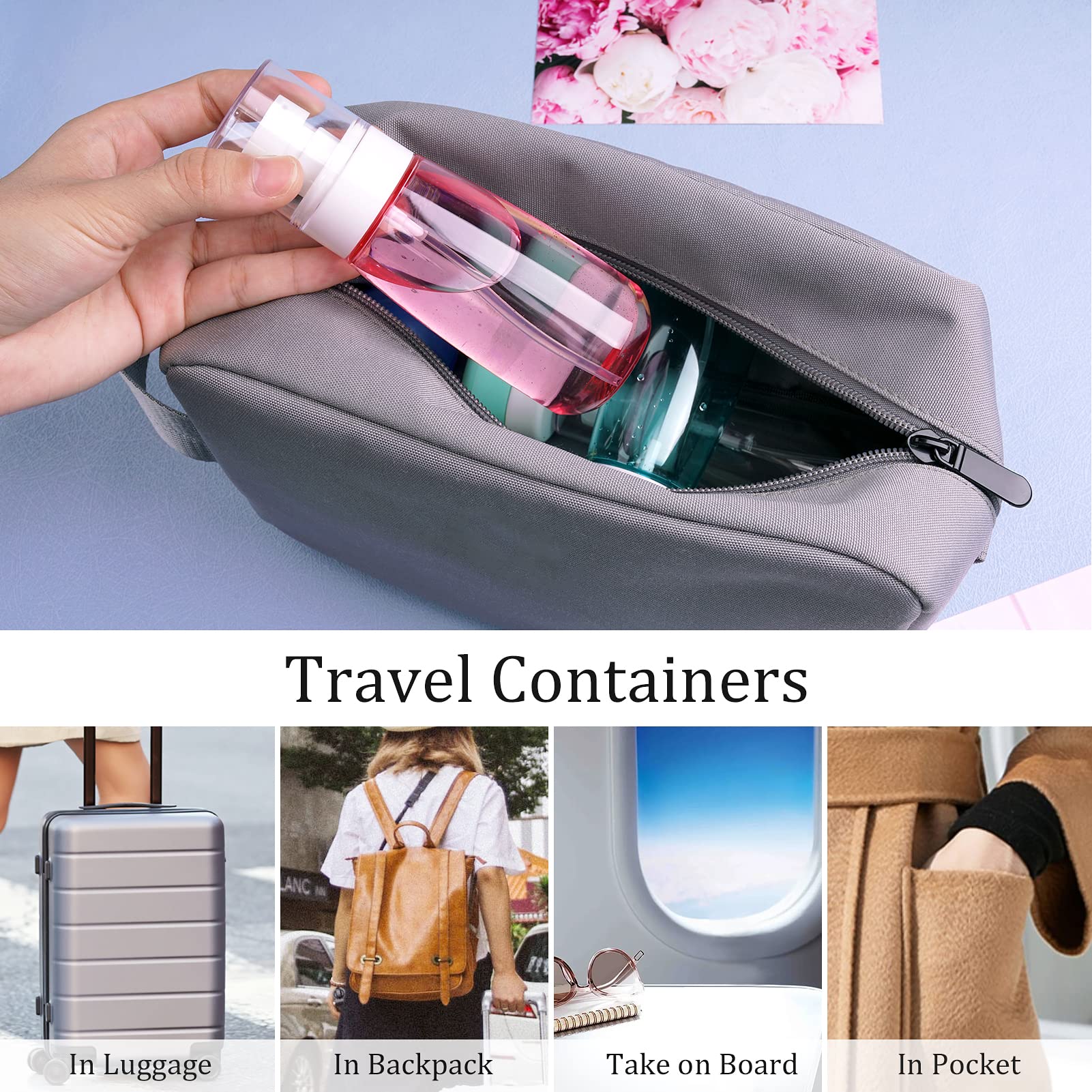 Cosywell viaje compacto de 100 ml, fácil de guardar en bolsos.
