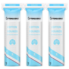 Cottonessence desmaquillante facial: disco de algodón suave para piel sensible.