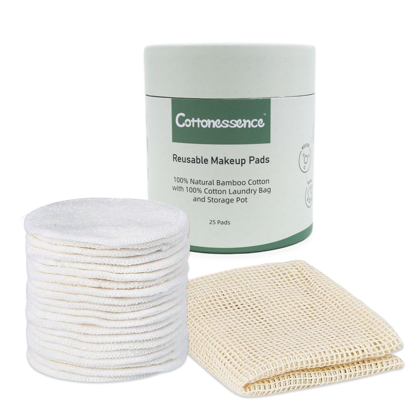 Cottonessence fibra de bambú suave, ideal para pieles sensibles y uso diario.